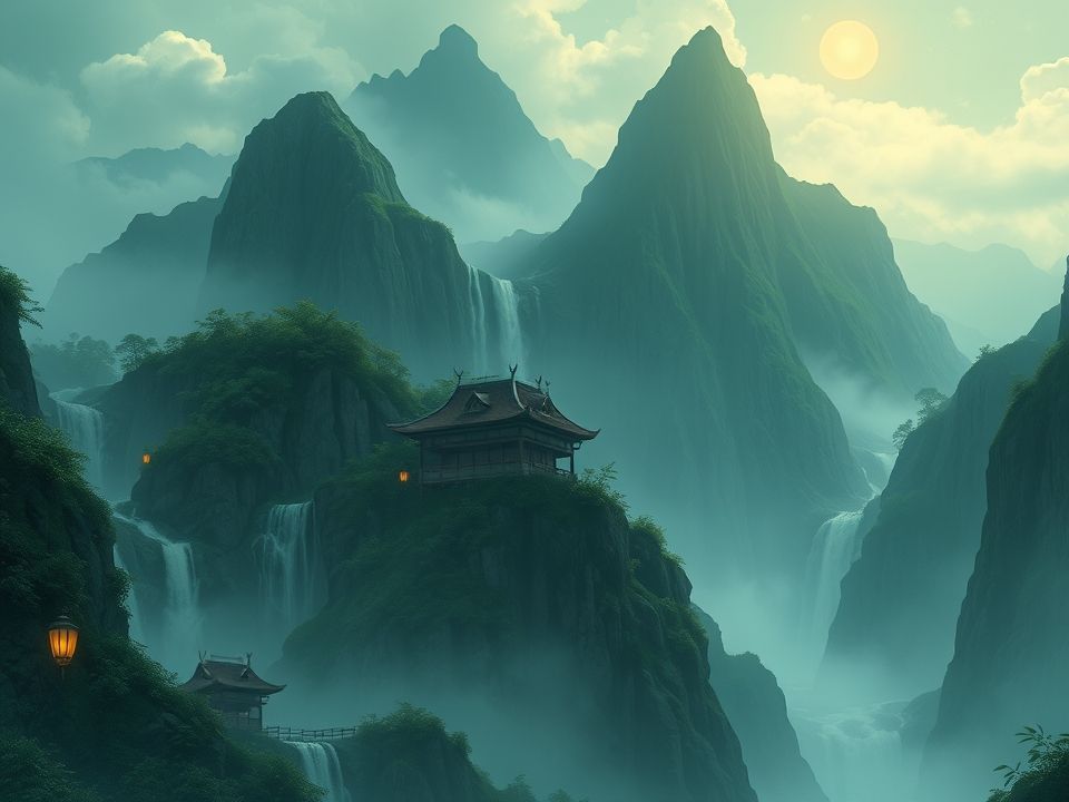 复古火车穿越金色麦田